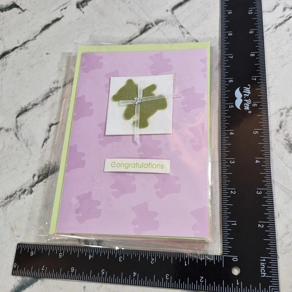 Greeting Cards W/ 3D Accents Lot Of 4 Assorted Occasions Congratulations Wedding